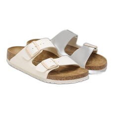 BIRKENSTOCK ARIZONA BIRKO-FLOR EGGSHELL | BEND SHOE CO