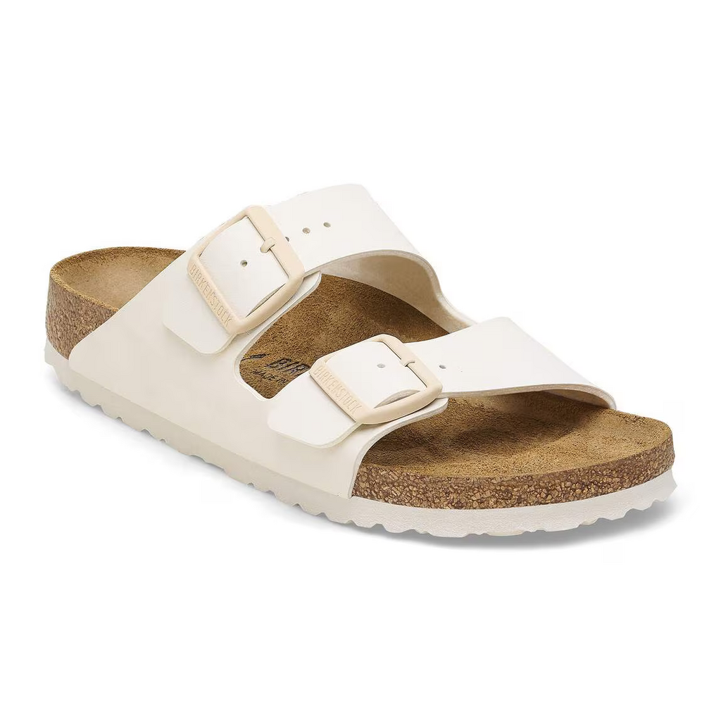 BIRKENSTOCK ARIZONA BIRKO-FLOR EGGSHELL | BEND SHOE CO