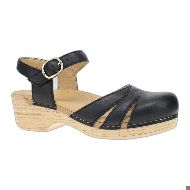 DANSKO WOMEN'S MARGRETA MARY JANE CLOG-BLACK