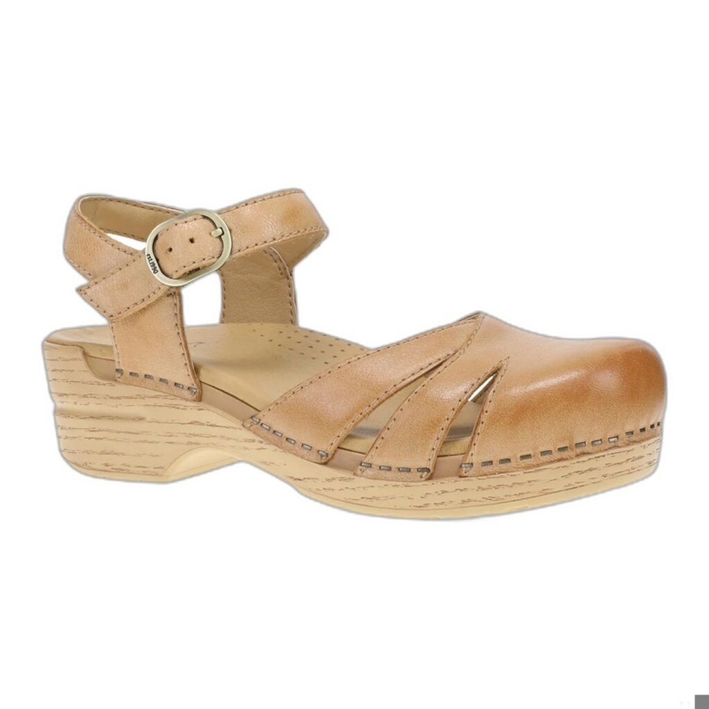 DANSKO WOMEN'S MARGRETA MARY JANE CLOG-HONEY DISTRESSED | BEND SHOE CO