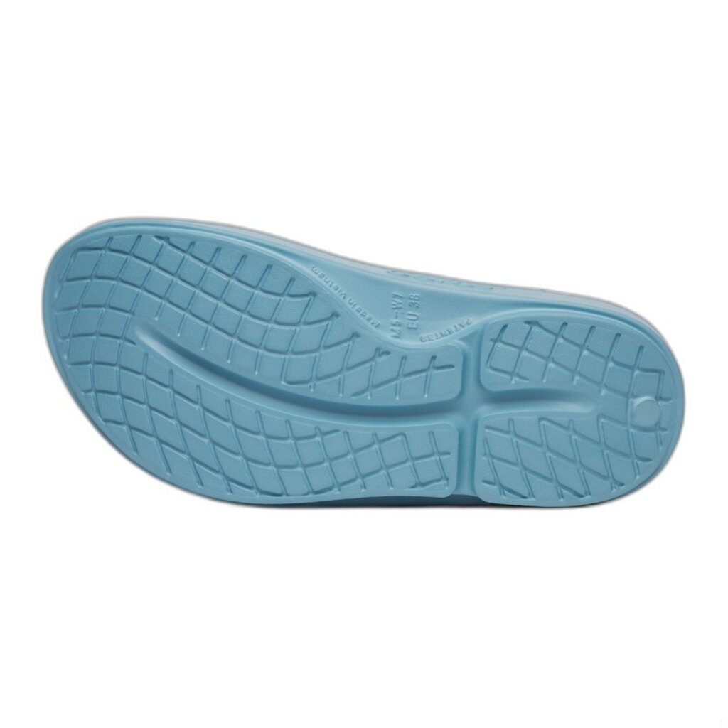 OOFOS OOAHH SLIDE-OCEAN BLUE | BEND SHOE CO