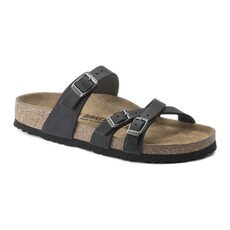 BIRKENSTOCK FRANCA OILED LEATHER-BLACK | BEND SHOE CO