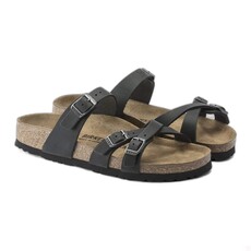 BIRKENSTOCK FRANCA OILED LEATHER-BLACK | BEND SHOE CO