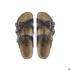 BIRKENSTOCK FRANCA OILED LEATHER-BLACK | BEND SHOE CO