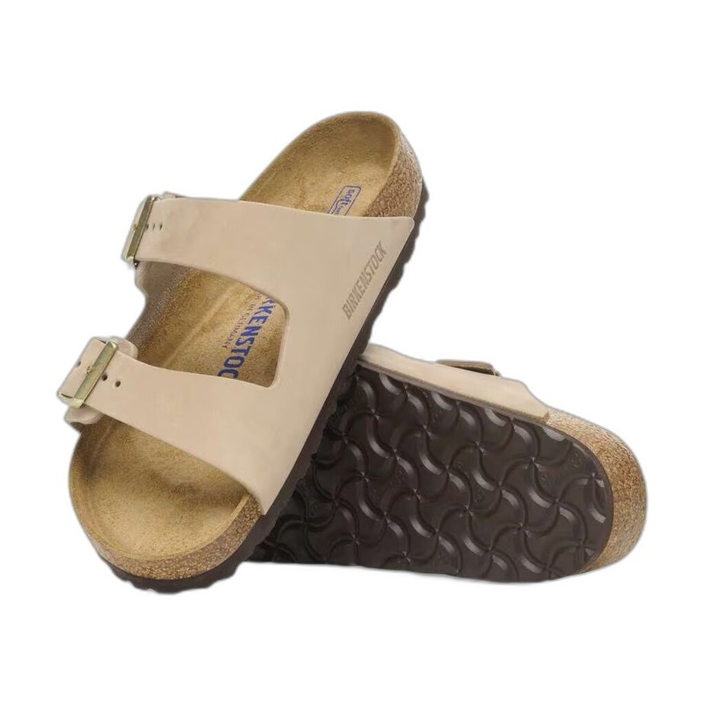 BIRKENSTOCK ARIZONA SOFT FOOTBED SANDCASTLE NUBUCK | BEND SHOE CO