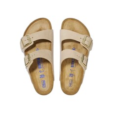 BIRKENSTOCK ARIZONA SOFT FOOTBED SANDCASTLE NUBUCK | BEND SHOE CO