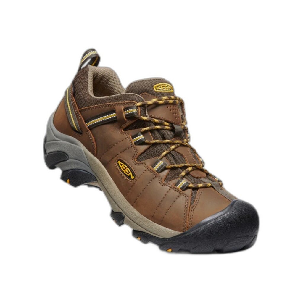 KEEN MEN'S TARGHEE II WATERPROOF LOW-CASCADE BROWN/GOLDEN YELLOW | BEND SHOE CO