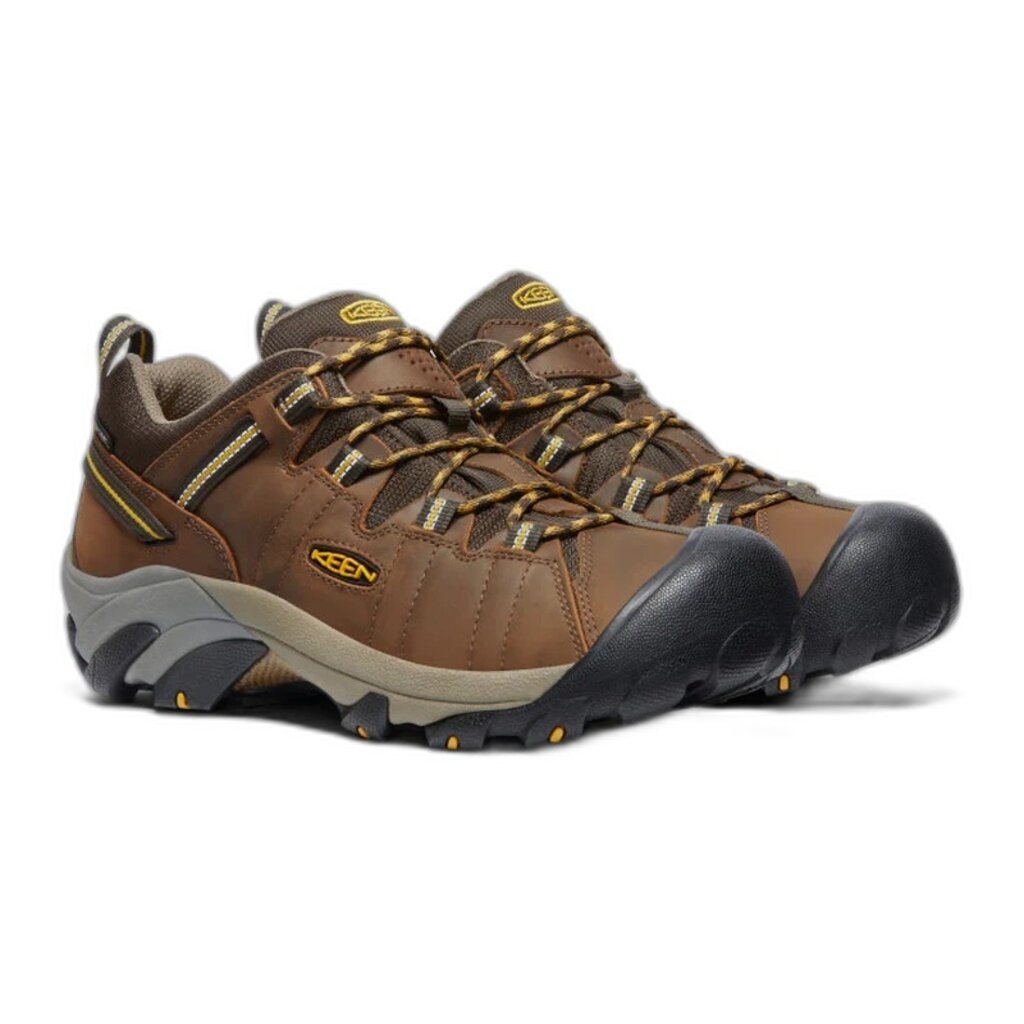 KEEN MEN'S TARGHEE II WATERPROOF LOW-CASCADE BROWN/GOLDEN YELLOW | BEND SHOE CO