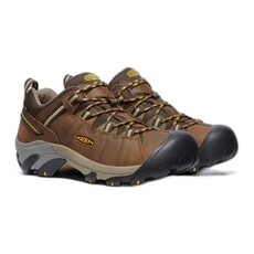 KEEN MEN'S TARGHEE II WATERPROOF LOW-CASCADE BROWN/GOLDEN YELLOW | BEND SHOE CO