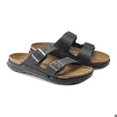 BIRKENSTOCK ARIZONA CROSS TOWN OILED LEATHER-BLACK | BEND SHOE CO