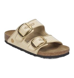 BIRKENSTOCK ARIZONA BIG BUCKLE NATURAL TEXTILE-RAFFIA