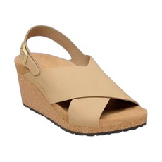 BIRKENSTOCK SAMIRA NUBUCK-SANDCASTLE | BEND SHOE CO