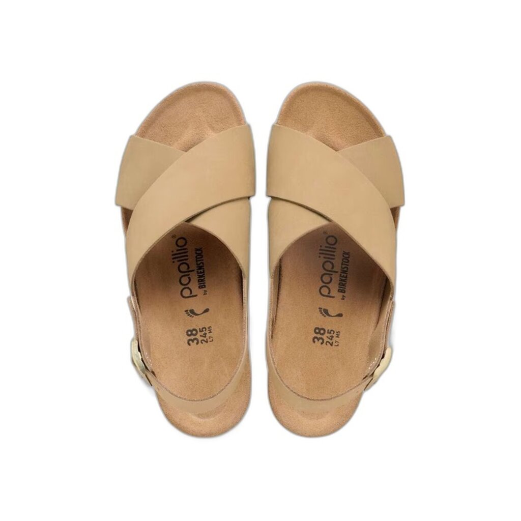 BIRKENSTOCK SAMIRA NUBUCK-SANDCASTLE | BEND SHOE CO