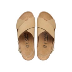 BIRKENSTOCK SAMIRA NUBUCK-SANDCASTLE | BEND SHOE CO