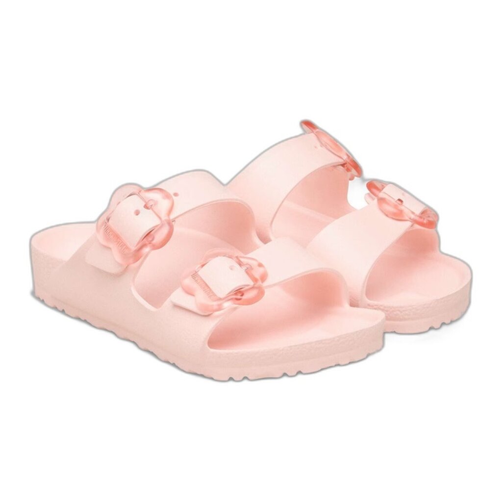 BIRKENSTOCK ARIZONA KIDS FLOWERS BUCKLE EVA-LIGHT ROSE | BEND SHOE CO