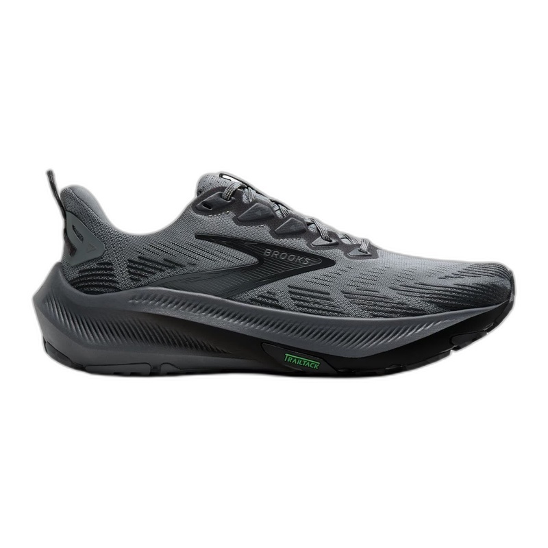 BROOKS MEN'S GHOST TRAIL-GRAY/GRAY/BLACKENED PEARL