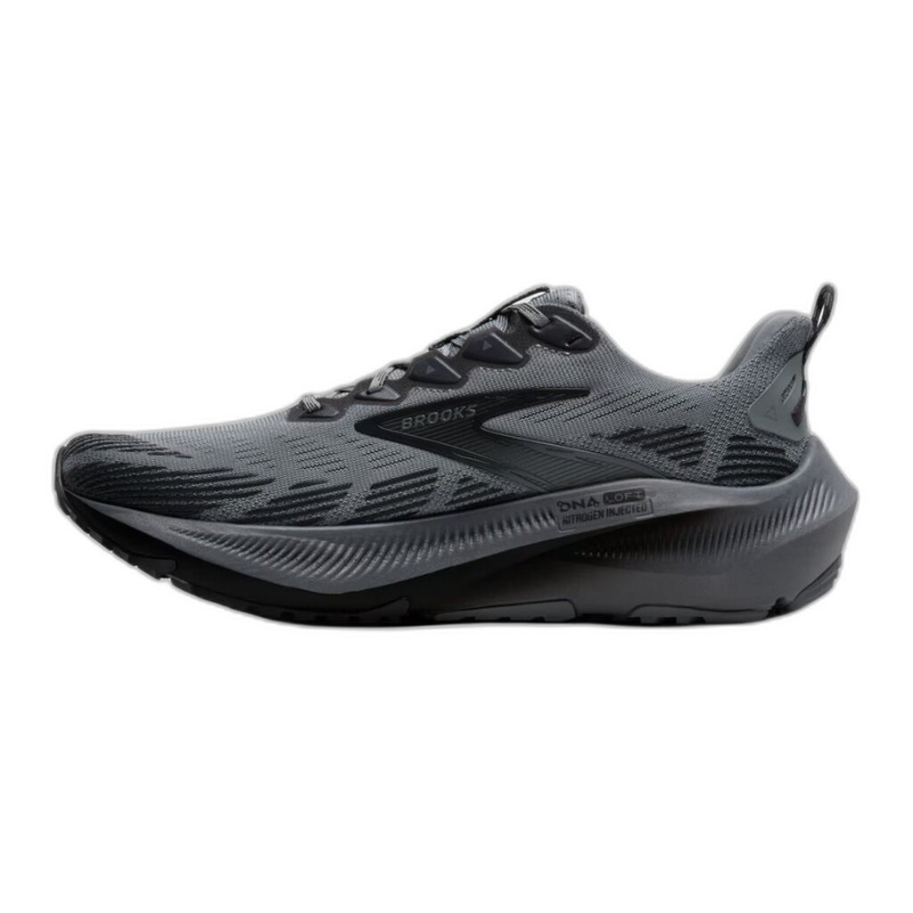 BROOKS MEN'S GHOST TRAIL-GRAY/GRAY/BLACKENED PEARL