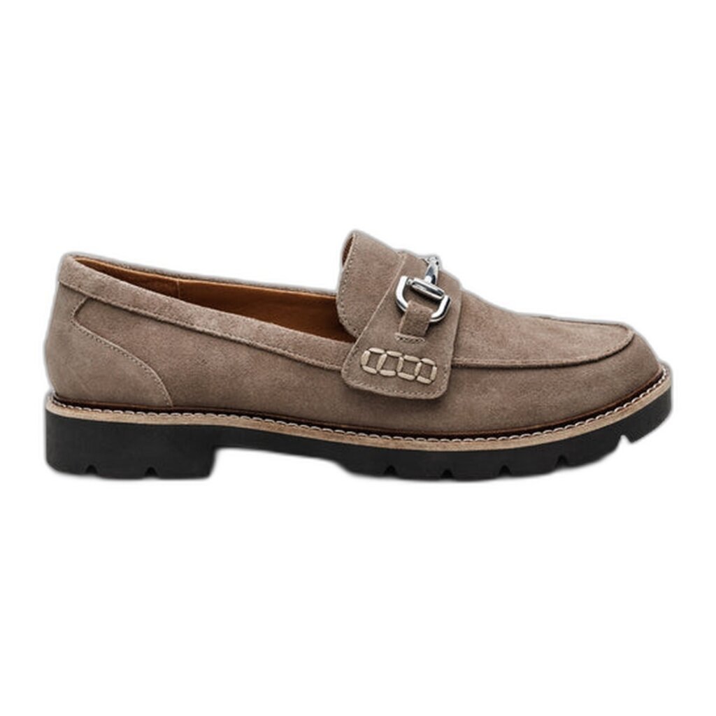 AETREX WOMEN'S COLLETTE-TAUPE SUEDE