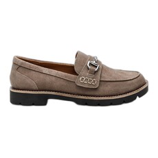 AETREX WOMEN'S COLLETTE-TAUPE SUEDE