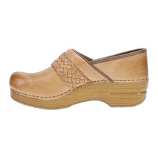 DANSKO WOMEN'S PRO BRAIDED CLOG-HONEY DISTRESSED | BEND SHOE CO