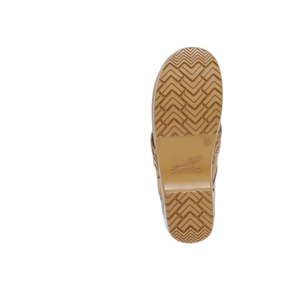 DANSKO WOMEN'S PRO BRAIDED CLOG-HONEY DISTRESSED | BEND SHOE CO