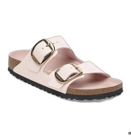 BIRKENSTOCK ARIZONA BIG BUCKLE HIGH SHINE LEATHER-LIGHT ROSE