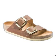 BIRKENSTOCK ARIZONA BIG BUCKLE OILED LEATHER-COGNAC | BEND SHOE CO