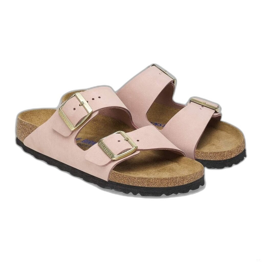 BIRKENSTOCK ARIZONA SOFT FOOTBED NUBUCK-PINK CLAY | BEND SHOE CO