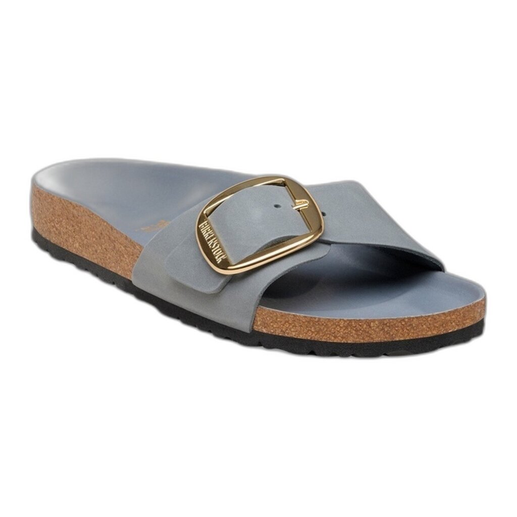 BIRKENSTOCK MADRID BIG BUCKLE OILED LEATHER-BASALT GRAY | BEND SHOE CO