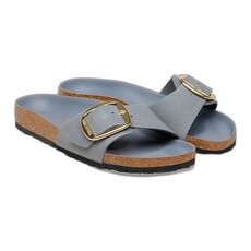 BIRKENSTOCK MADRID BIG BUCKLE OILED LEATHER-BASALT GRAY | BEND SHOE CO