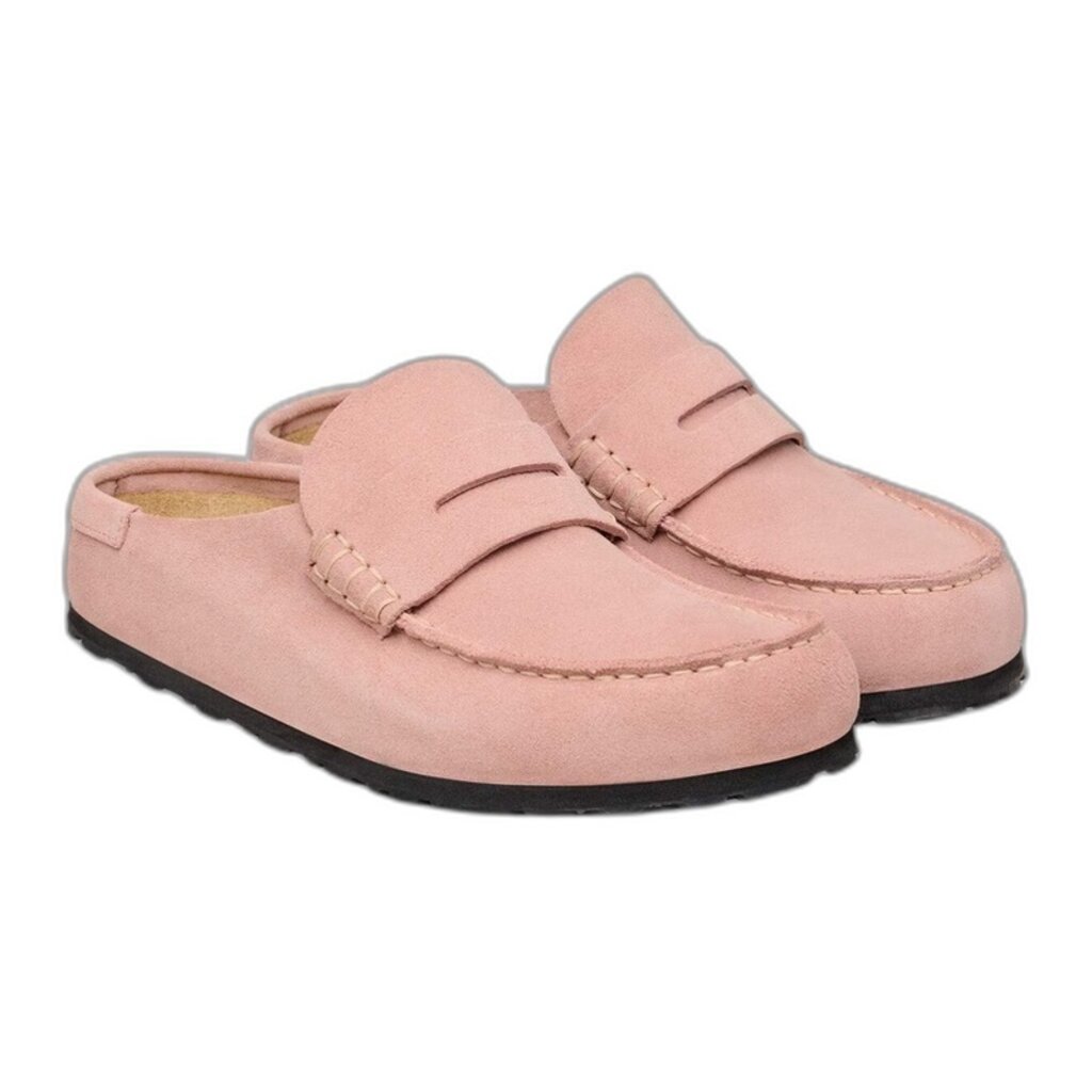 BIRKENSTOCK NAPLES WRAPPED SUEDE-PINK CLAY | BEND SHOE CO