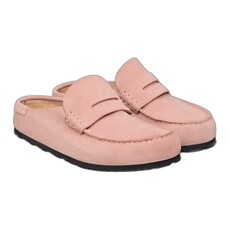 BIRKENSTOCK NAPLES WRAPPED SUEDE-PINK CLAY | BEND SHOE CO