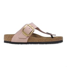 BIRKENSTOCK GIZEH BIG BUCKLE NUBUCK-SOFT PINK | BEND SHOE CO