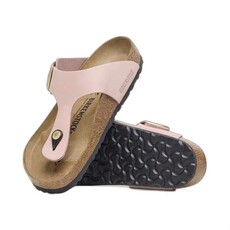 BIRKENSTOCK GIZEH BIG BUCKLE NUBUCK-SOFT PINK | BEND SHOE CO