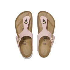 BIRKENSTOCK GIZEH BIG BUCKLE NUBUCK-SOFT PINK | BEND SHOE CO