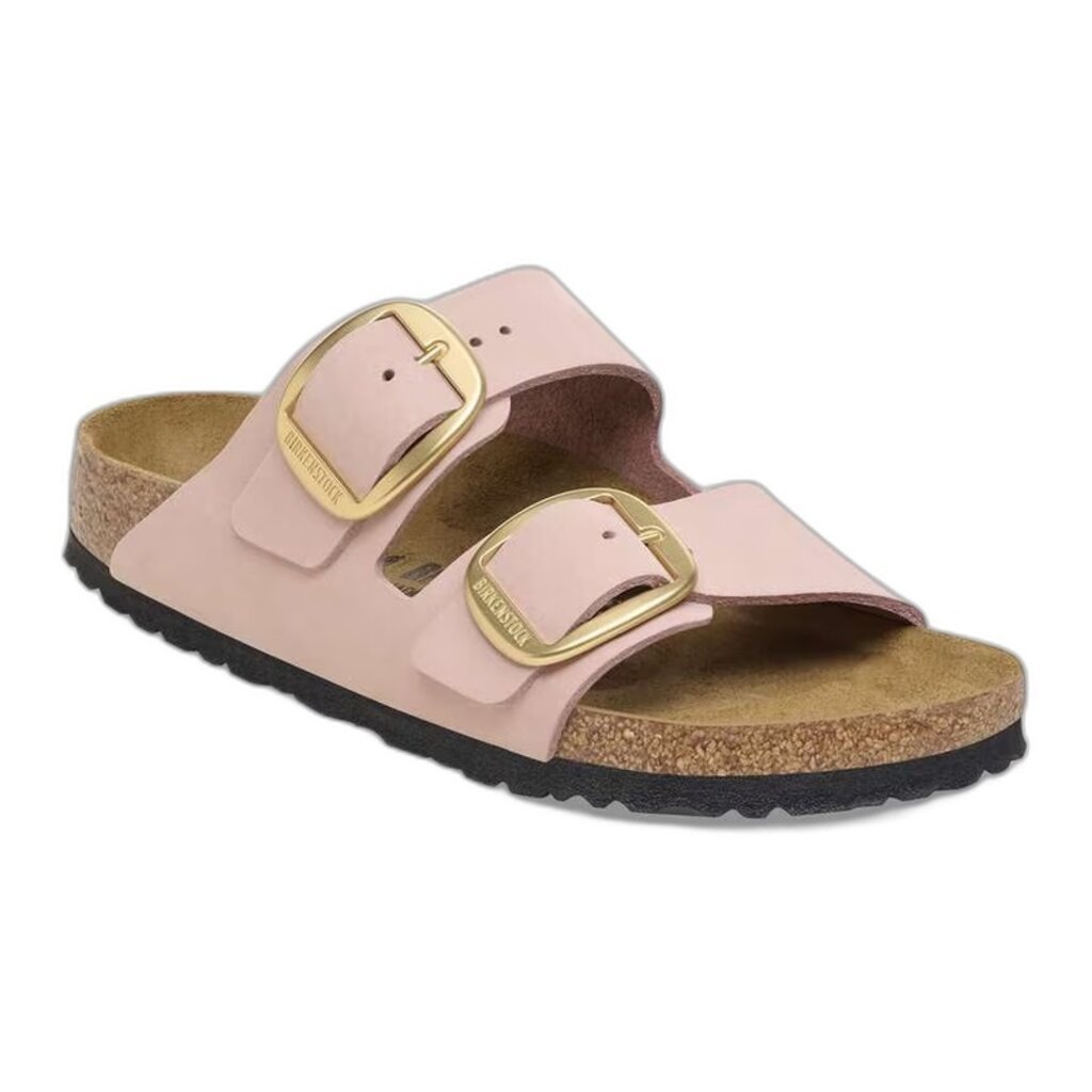 BIRKENSTOCK ARIZONA BIG BUCKLE SOFT PINK NUBUCK | BEND SHOE CO
