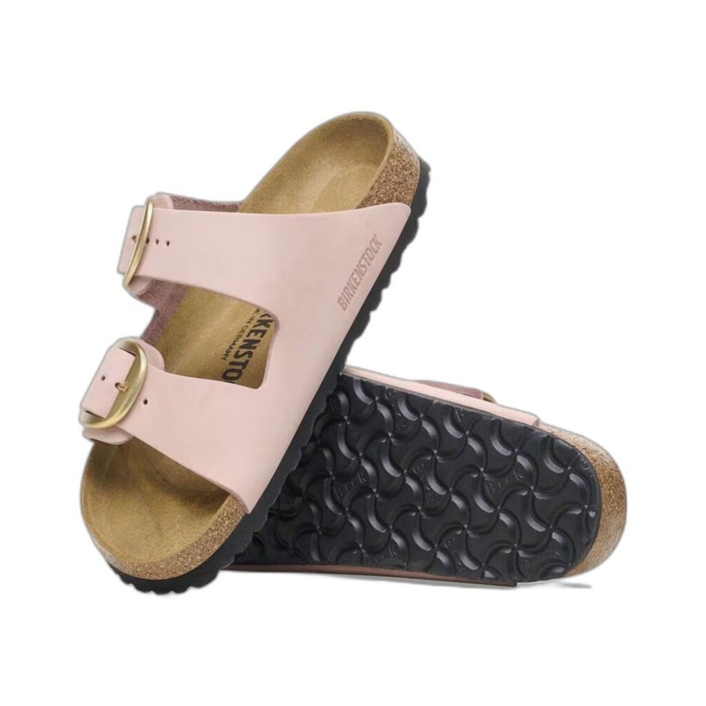 BIRKENSTOCK ARIZONA BIG BUCKLE SOFT PINK NUBUCK | BEND SHOE CO