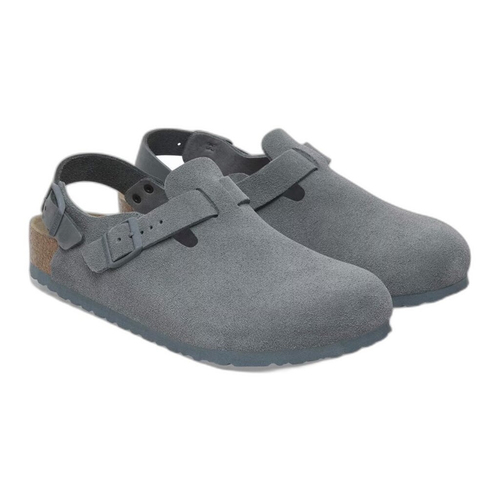 BIRKENSTOCK TOKIO SUEDE-BASALT GRAY | BEND SHOE CO