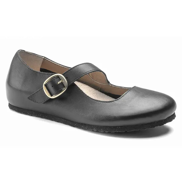 BIRKENSTOCK TRACY LEATHER-BLACK