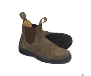 BLUNDSTONE CLASSIC CHELSEA BOOT #585-RUSTIC BROWN - Bend Shoe Co display picture 1