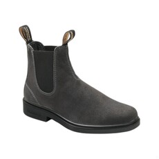 BLUNDSTONE DRESS CHELSEA-STEEL GREY SUEDE