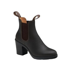 BLUNDSTONE WOMEN'S BLOCK HEELED BOOT-BROWN | BEND SHOE CO