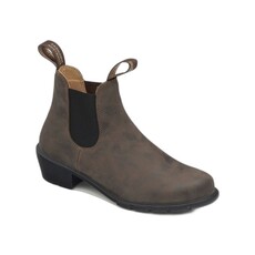 BLUNDSTONE WOMEN'S HEELED BOOT #1677-RUSTIC BROWN