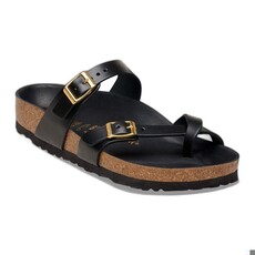 BIRKENSTOCK MAYARI AMALFI LEATHER-BLACK | BEND SHOE CO