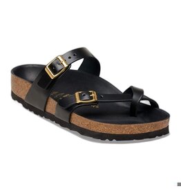 BIRKENSTOCK MAYARI AMALFI LEATHER-BLACK