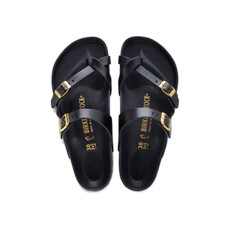 BIRKENSTOCK MAYARI AMALFI LEATHER-BLACK | BEND SHOE CO