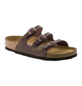 BIRKENSTOCK FLORIDA SOFT FOOTBED OILED LEATHER-HABANA