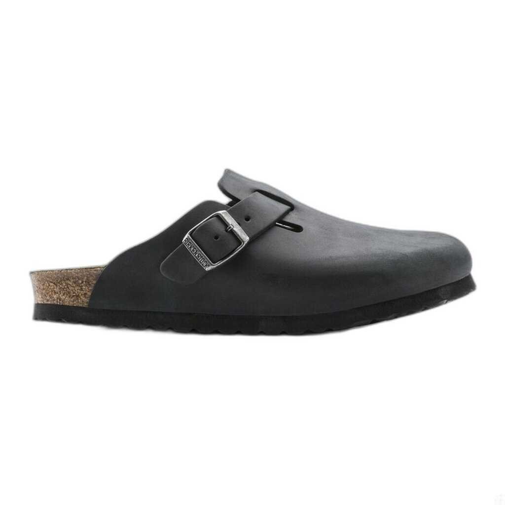 BIRKENSTOCK BOSTON OILED LEATHER-BLACK OILED | BEND SHOE CO