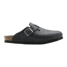 BIRKENSTOCK BOSTON OILED LEATHER-BLACK OILED | BEND SHOE CO
