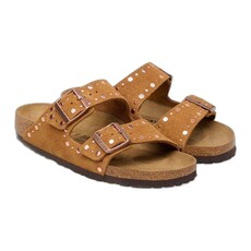 BIRKENSTOCK ARIZONA RIVETS SUEDE-MINK | BEND SHOE CO
